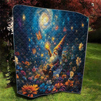 Nollaig Chridheil Scottish Gnome Quilt Merry Christmas with Starry Night - Wonder Print Shop