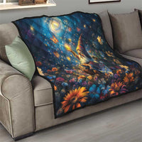 Nollaig Chridheil Scottish Gnome Quilt Merry Christmas with Starry Night - Wonder Print Shop