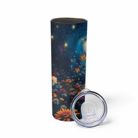 Nollaig Chridheil Scottish Gnome Skinny Tumbler Merry Christmas with Starry Night - Wonder Print Shop