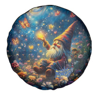 Nollaig Chridheil Scottish Gnome Spare Tire Cover Merry Christmas with Starry Night - Wonder Print Shop