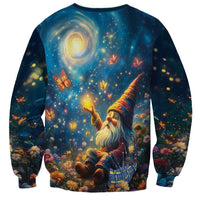 Nollaig Chridheil Scottish Gnome Sweatshirt Merry Christmas with Starry Night - Wonder Print Shop
