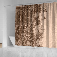 polynesia-shower-curtain-hibiscus-and-hawaiian-tribal-tattoo-retro-style-pink-pastel