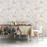 Hawaii Tablecloth Aloha Tribal Pattern Beige Version - Wonder Print Shop