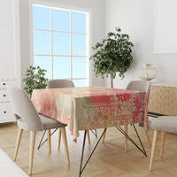 Hawaii Tablecloth Aloha Tribal Pattern Sweat Pink Ombre - Wonder Print Shop