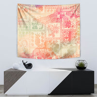 Hawaii Tapestry Aloha Tribal Pattern Sweat Pink Ombre - Wonder Print Shop
