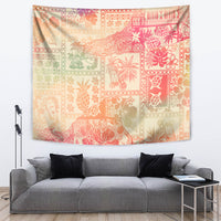 Hawaii Tapestry Aloha Tribal Pattern Sweat Pink Ombre - Wonder Print Shop