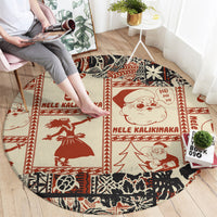 aloha-hawaii-christmas-round-carpet-mele-kalikimaka-tapa-tribal-retro-style
