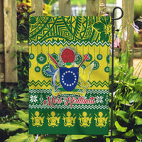 Cook Islands Christmas Garden Flag Santa Beach Meri Kiritimiti - Wonder Print Shop