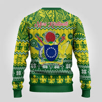 Cook Islands Christmas Ugly Christmas Sweater Santa Beach Meri Kiritimiti - Wonder Print Shop