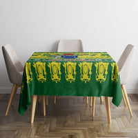 Cook Islands Christmas Tablecloth Santa Beach Meri Kiritimiti - Wonder Print Shop