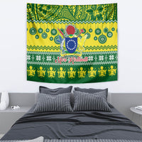Cook Islands Christmas Tapestry Santa Beach Meri Kiritimiti - Wonder Print Shop