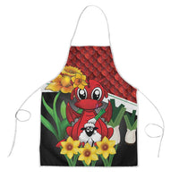 Saint David's Day Apron Red Welsh Dragon Daffodil Sheep Leak - Wonder Print Shop