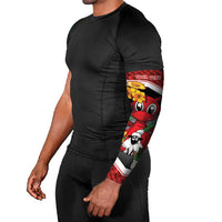 Saint David's Day Personalized Arm Sleeves Red Welsh Dragon Daffodil Sheep Leak - Wonder Print Shop