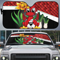 Saint David's Day Auto Sun Shade Red Welsh Dragon Daffodil Sheep Leak - Wonder Print Shop