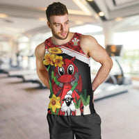 Saint David's Day Personalized Men Tank Top Red Welsh Dragon Daffodil Sheep Leak - Wonder Print Shop