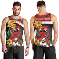 Saint David's Day Personalized Men Tank Top Red Welsh Dragon Daffodil Sheep Leak - Wonder Print Shop