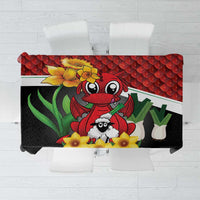 Saint David's Day Tablecloth Red Welsh Dragon Daffodil Sheep Leak - Wonder Print Shop