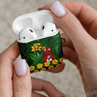 Saint David's Day AirPods Case Welsh Dragons Yellow Daffodils - Wonder Print Shop