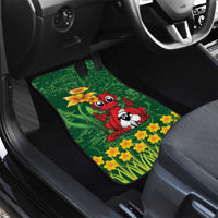 Saint David's Day Car Mats Welsh Dragons Yellow Daffodils - Wonder Print Shop
