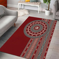 Tunisia Bakhnug Motif Area Rug Traditional Tunisian Embroidery Inspired - Wonder Print Shop
