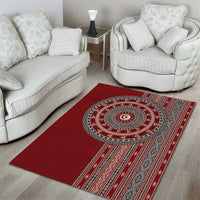 Tunisia Bakhnug Motif Area Rug Traditional Tunisian Embroidery Inspired - Wonder Print Shop