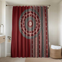 Tunisia Bakhnug Motif Bathroom Set Traditional Tunisian Embroidery Inspired - Wonder Print Shop