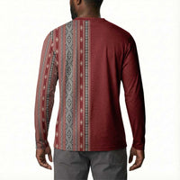 Tunisia Bakhnug Motif Button Sweatshirt Traditional Tunisian Embroidery Inspired