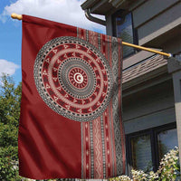 Tunisia Bakhnug Motif Garden Flag Traditional Tunisian Embroidery Inspired - Wonder Print Shop