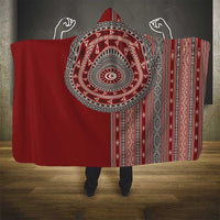 Tunisia Bakhnug Motif Hooded Blanket Traditional Tunisian Embroidery Inspired - Wonder Print Shop