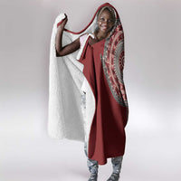 Tunisia Bakhnug Motif Hooded Blanket Traditional Tunisian Embroidery Inspired - Wonder Print Shop