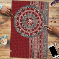 Tunisia Bakhnug Motif Puzzle Traditional Tunisian Embroidery Inspired - Wonder Print Shop