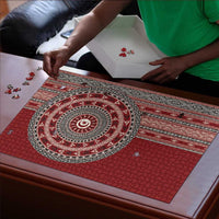 Tunisia Bakhnug Motif Puzzle Traditional Tunisian Embroidery Inspired - Wonder Print Shop