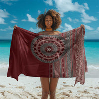 Tunisia Bakhnug Motif Sarong Traditional Tunisian Embroidery Inspired - Wonder Print Shop