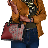 Tunisia Bakhnug Motif Shoulder Handbag Traditional Tunisian Embroidery Inspired - Wonder Print Shop