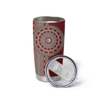 Tunisia Bakhnug Motif Tumbler Cup Traditional Tunisian Embroidery Inspired - Wonder Print Shop