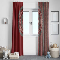 Tunisia Bakhnug Motif Window Curtain Traditional Tunisian Embroidery Inspired - Wonder Print Shop