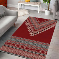 Tunisian Embroidery Pattern Area Rug - Wonder Print Shop