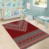 Tunisian Embroidery Pattern Area Rug - Wonder Print Shop