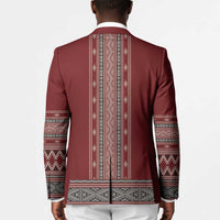 Tunisian Embroidery Pattern Blazer - Wonder Print Shop