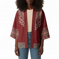 Tunisian Embroidery Pattern Kimono - Wonder Print Shop
