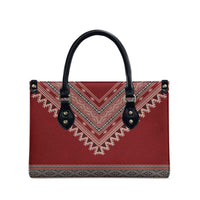 Tunisian Embroidery Pattern Leather Bag - Wonder Print Shop