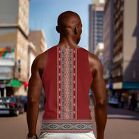 Tunisian Embroidery Pattern Men Tank Top - Wonder Print Shop
