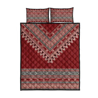 Tunisian Embroidery Pattern Quilt Bed Set - Wonder Print Shop