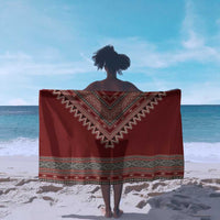 Tunisian Embroidery Pattern Sarong - Wonder Print Shop