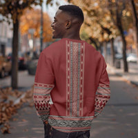 Tunisian Embroidery Pattern Sweatshirt - Wonder Print Shop
