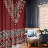 Tunisian Embroidery Pattern Window Curtain - Wonder Print Shop