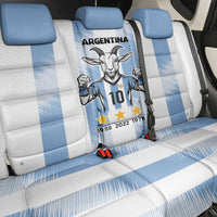 Blue Argentina 10 Goat Back Car Seat Cover History Champions World Cup