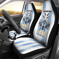 Blue Argentina 10 Goat Car Seat Cover History Champions World Cup