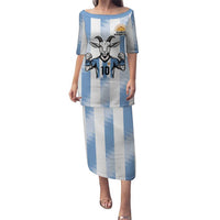 Blue Argentina 10 Goat Puletasi History Champions World Cup