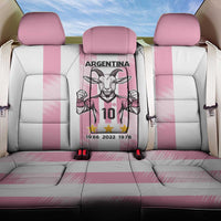 Pink Argentina 10 Goat Back Car Seat Cover History Champions World Cup